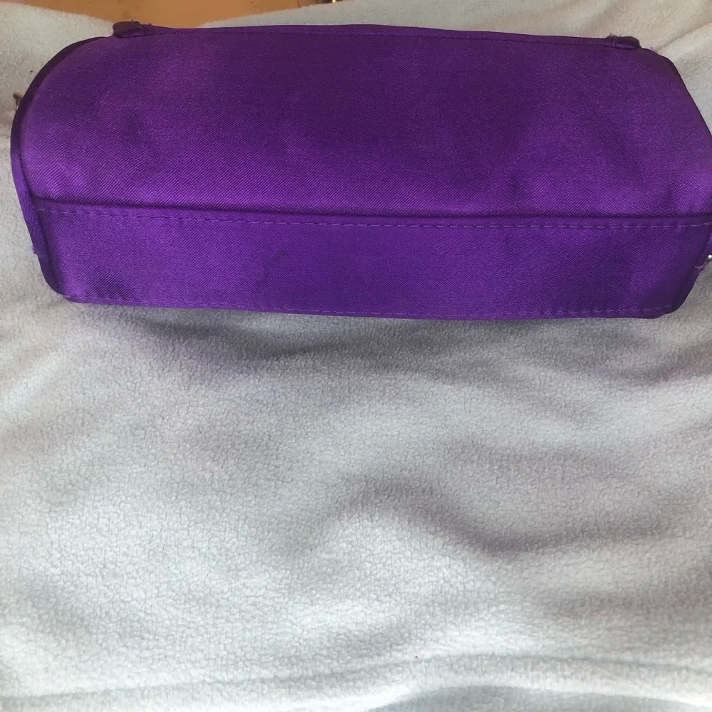 NWOT Prom Purple Crossbody Clutch Bag with Chain Strap